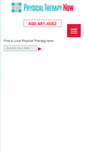 Mobile Screenshot of physicaltherapynow.com